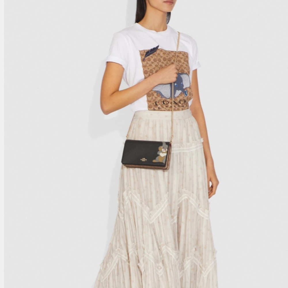 Disney X Coach Callie Chain Clutch With Thumper - Picture 4 of 4